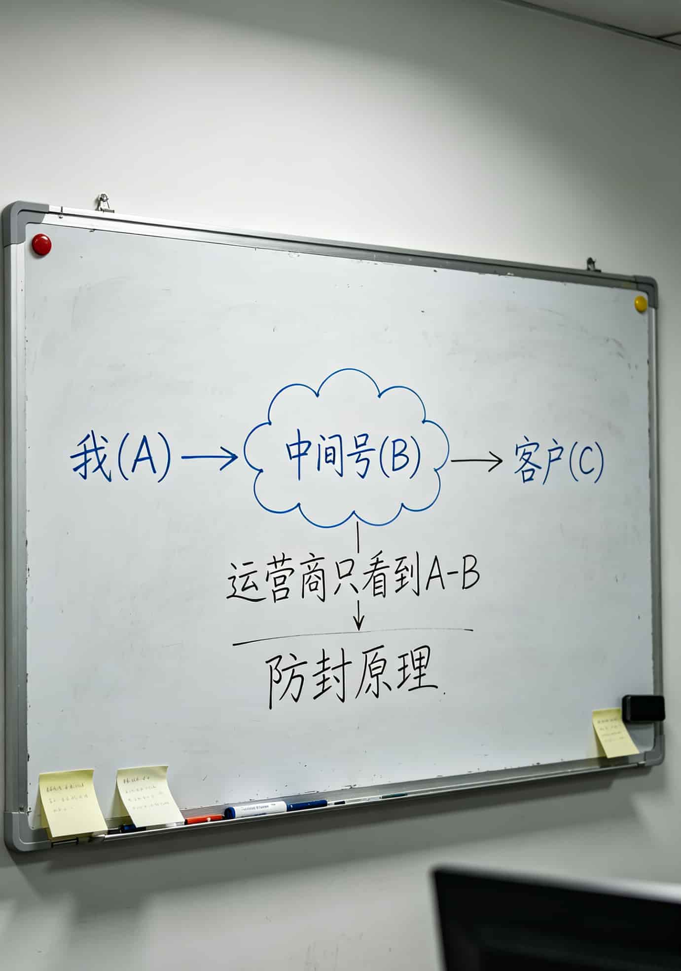 宽带欠费没查,我丢了俩客户(电销卡防封血泪史,附中国电信宽带欠费查询提醒) AXB线路卡的技术原理示意图