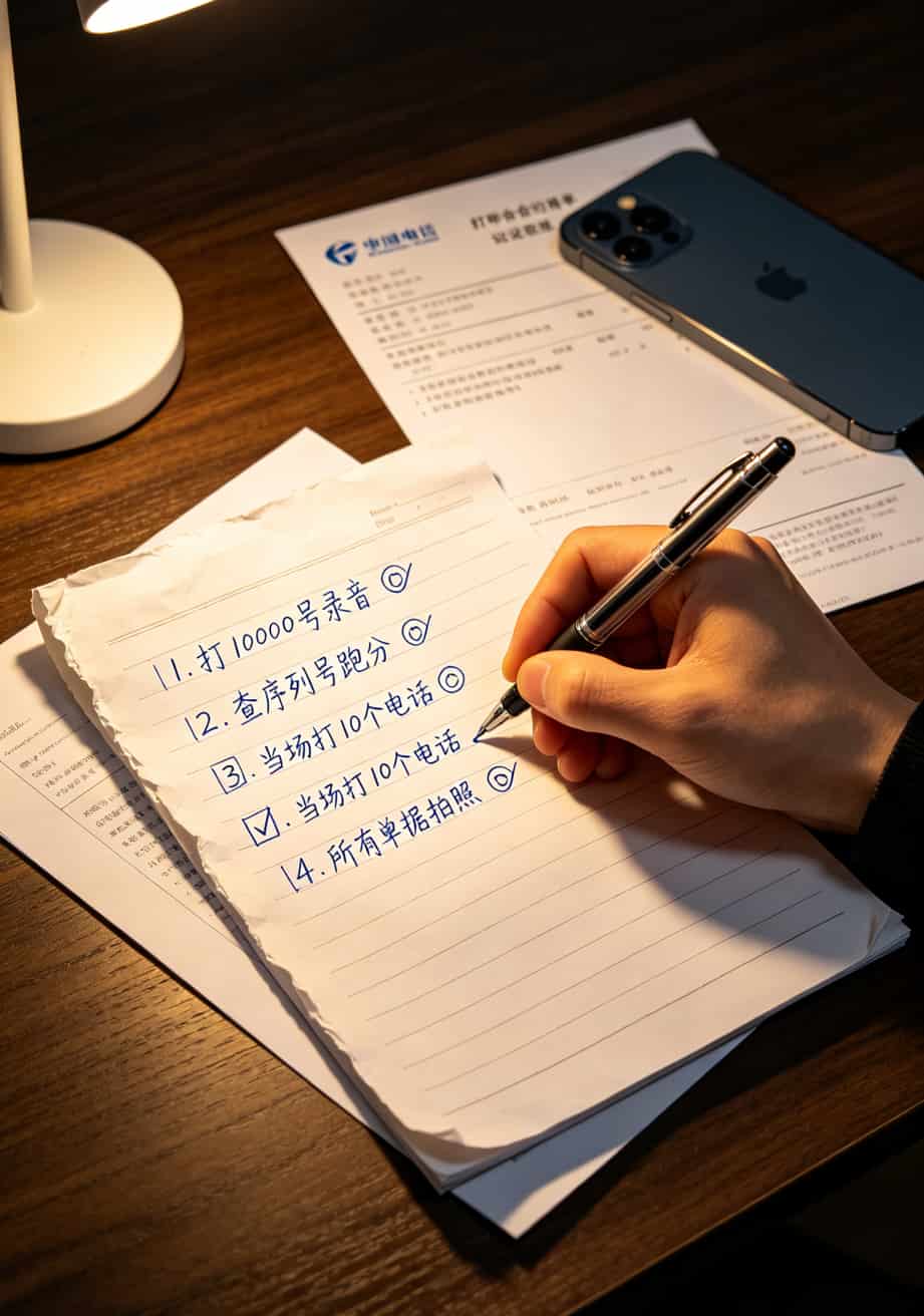 老周说实话:电信合约机这3笔账没算清,千万别签字 办卡当天必做四件事清单,打勾确认风格