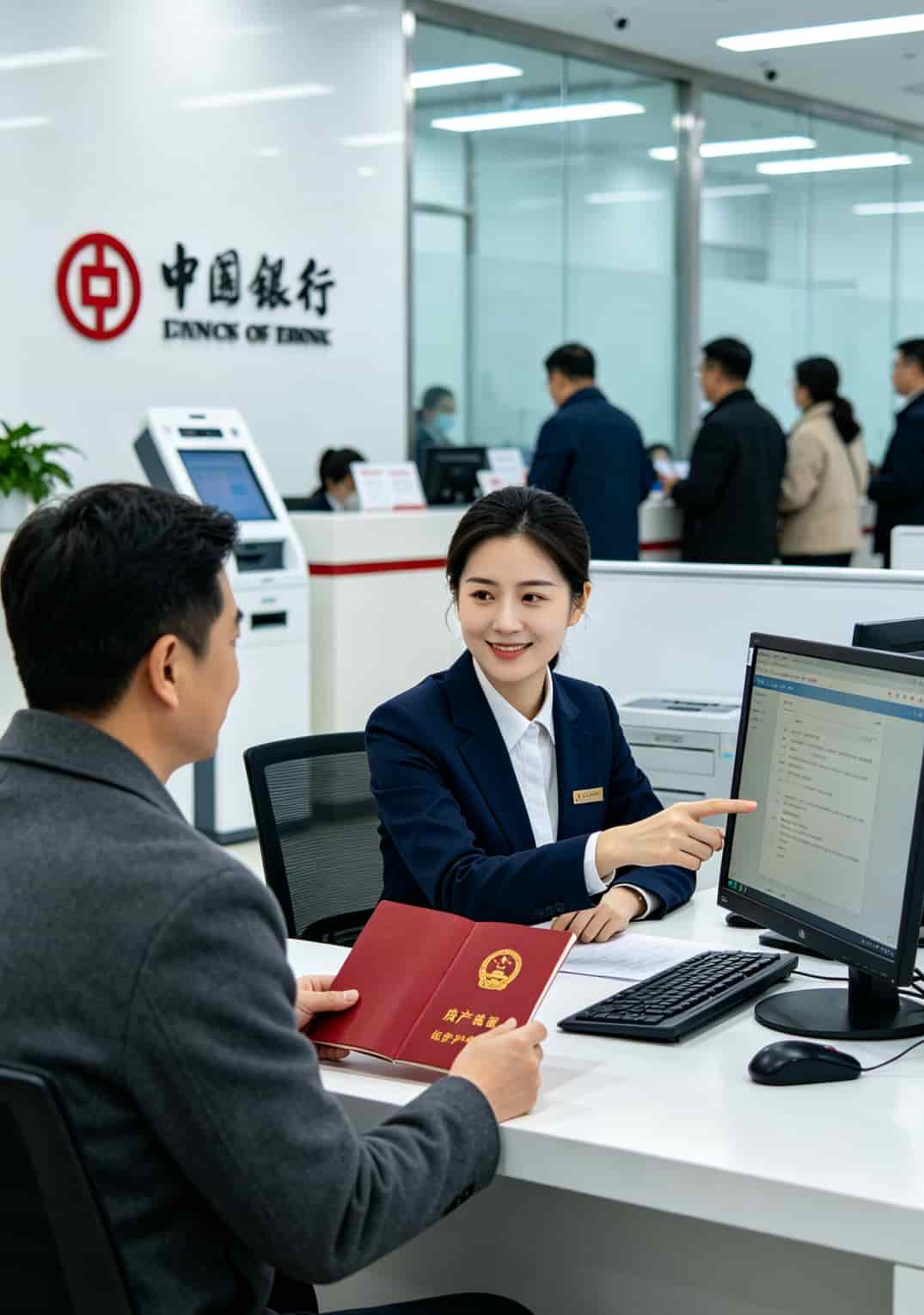 信用卡电销避坑指南:一个干过培训的老油条跟你说实话(附电信官网网上营业厅核实技巧) 银行营业厅内客户经理与客户面对面办理信用卡的场景