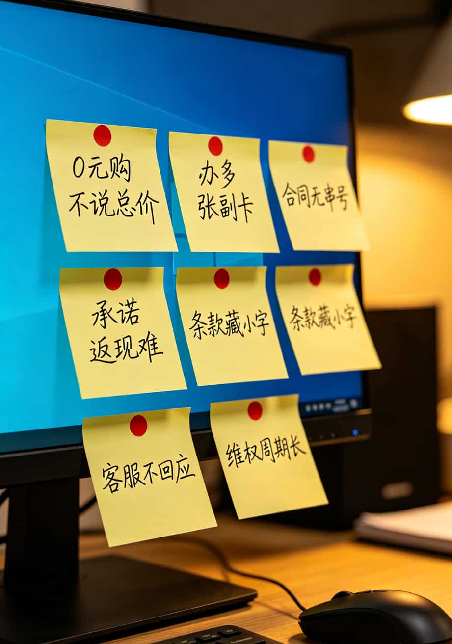 老周说实话:电信合约机这3笔账没算清,千万别签字 七条避坑信号,红绿灯警示风格