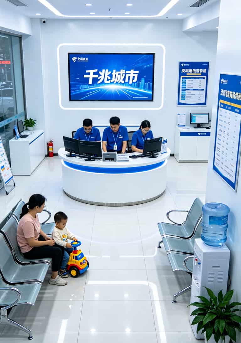 深圳电信线下营业厅实拍