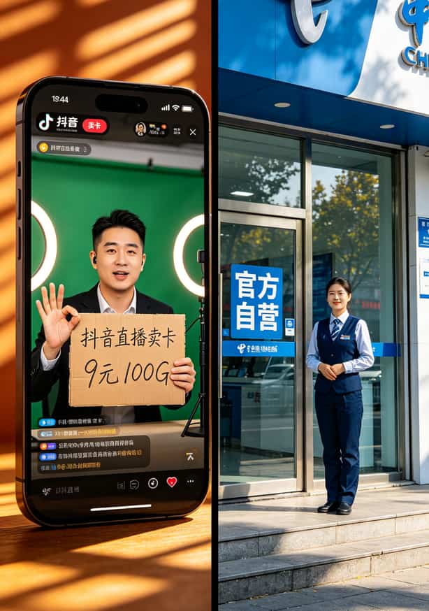 线上办卡vs线下营业厅办卡对比图