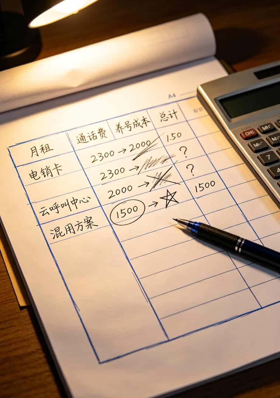 宽带欠费没查,我丢了俩客户(电销卡防封血泪史,附中国电信宽带欠费查询提醒) 电销卡与云呼叫中心成本对比表格