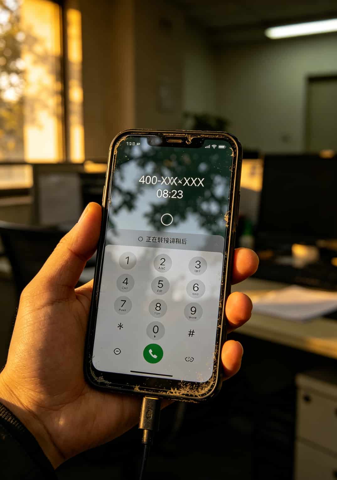 电信公司客服电话打不通?八年电销老炮含泪整理:这几种卡谁买谁傻 手机拨号界面显示400客服电话正在通话中