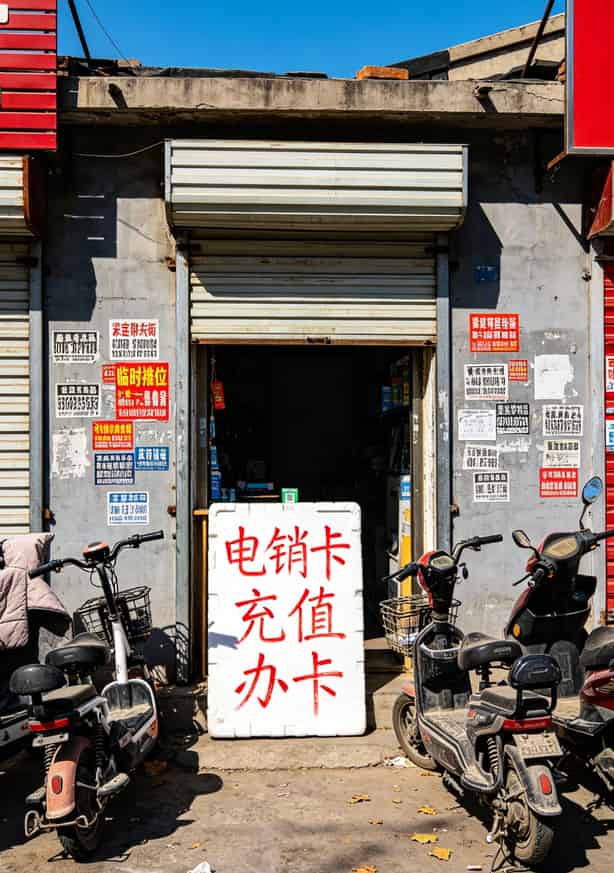 保定朝阳大街电销卡代理点门面照片