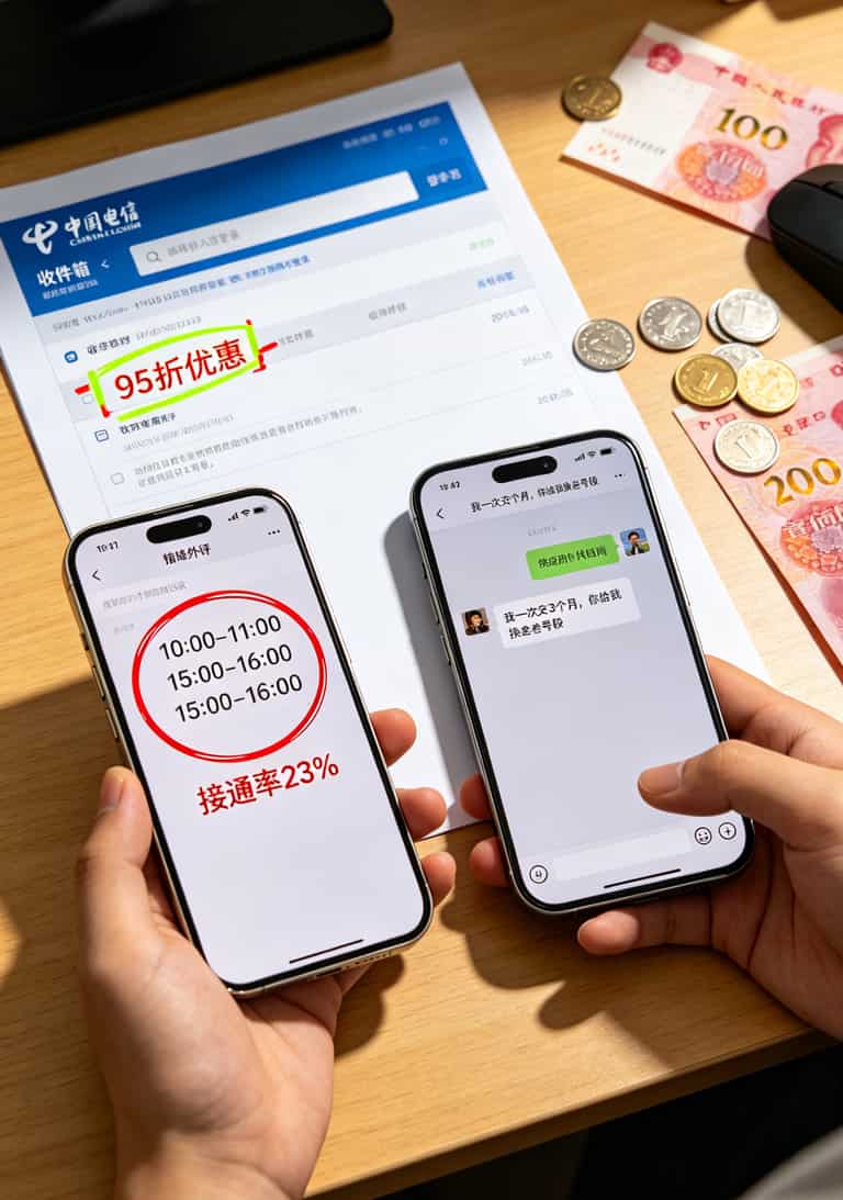 做电销6年换了11张卡,终于搞明白中国电信邮箱绑不绑电销卡的区别 电销卡省钱技巧示意图