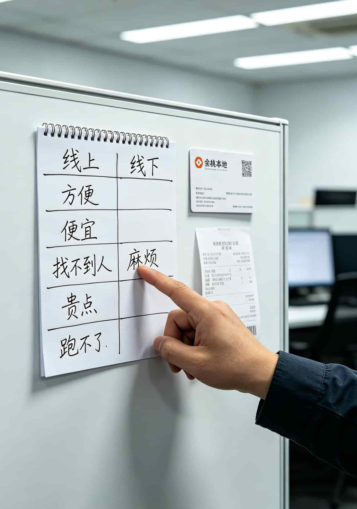 线上线下办理电销卡对比表格
