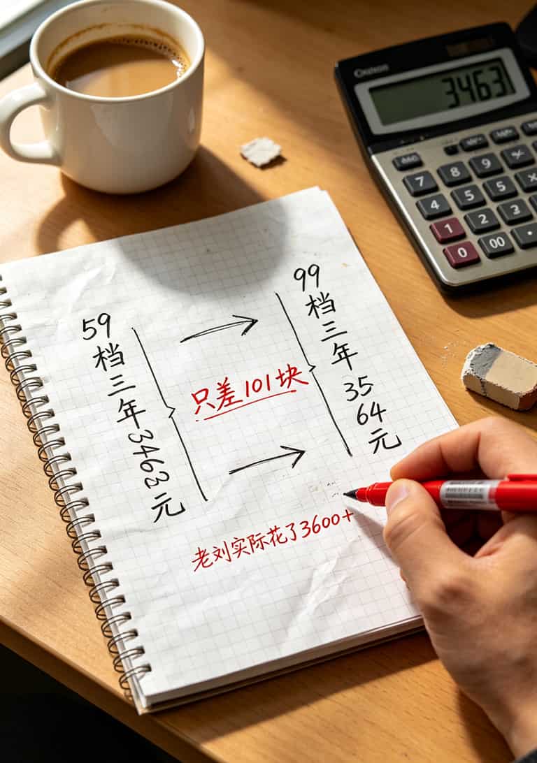 跑断腿才搞懂,中国电信eSIM这3个坑你千万别踩(附2025年真实账单) 中国电信eSIM三年使用成本对比图表