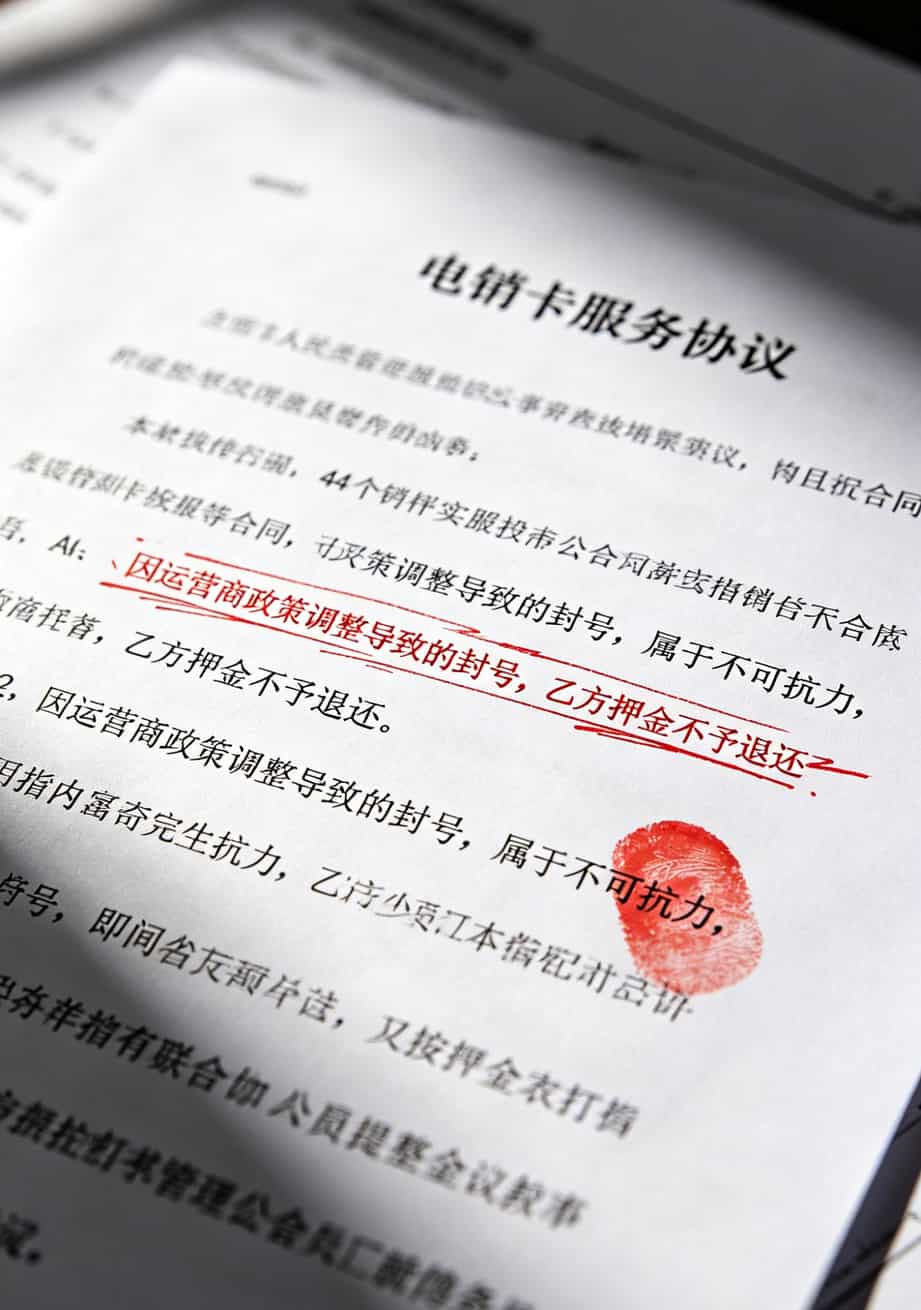宽带欠费没查,我丢了俩客户(电销卡防封血泪史,附中国电信宽带欠费查询提醒) 合同里隐藏的押金不退条款特写