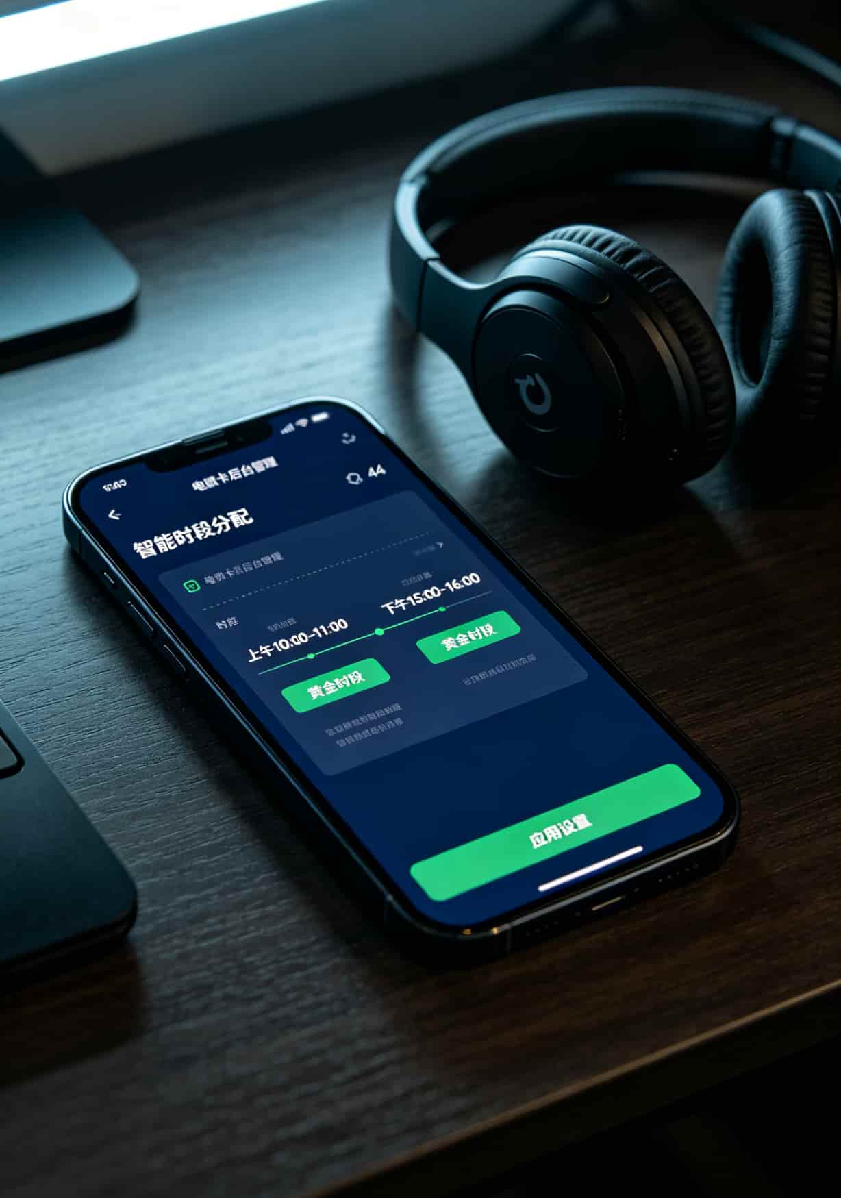 海航电销卡后台的智能时段分配设置界面