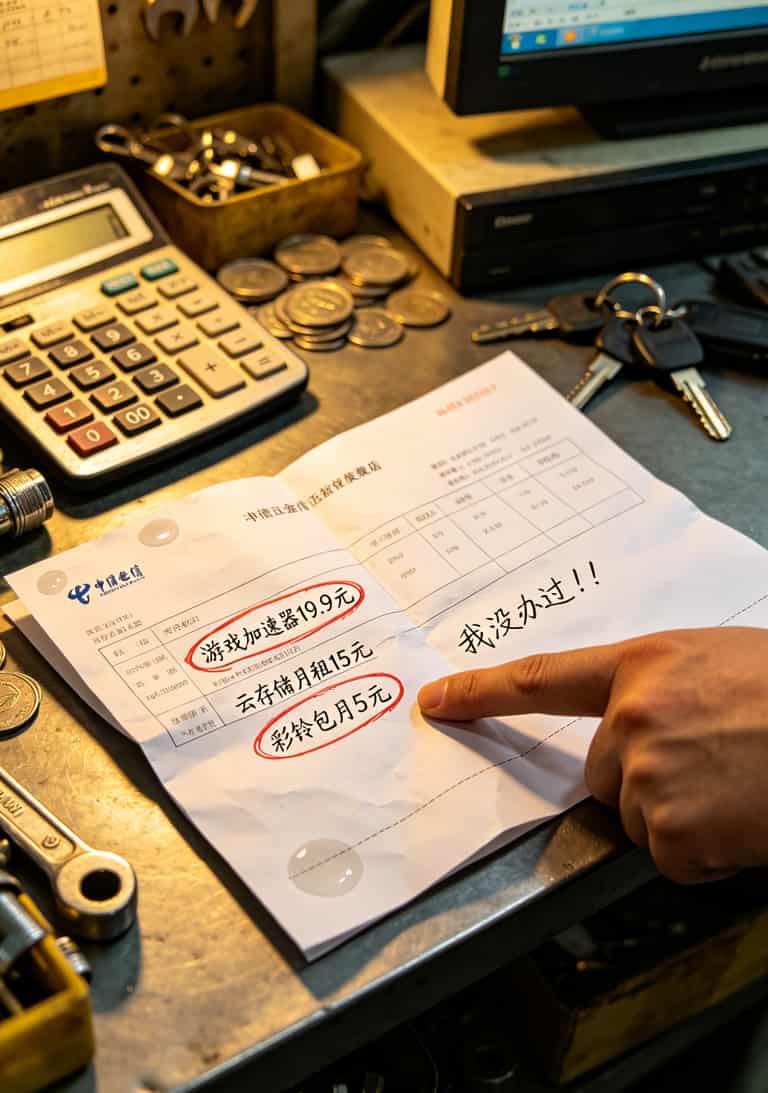 宽带账单明细截图