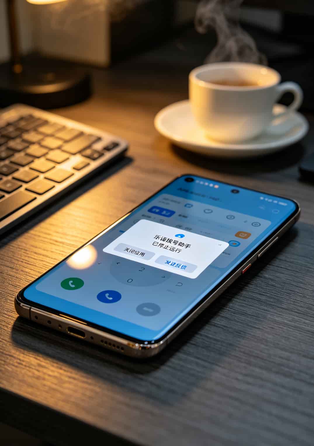 乐语拨号助手APP在华为P40上闪退的截图