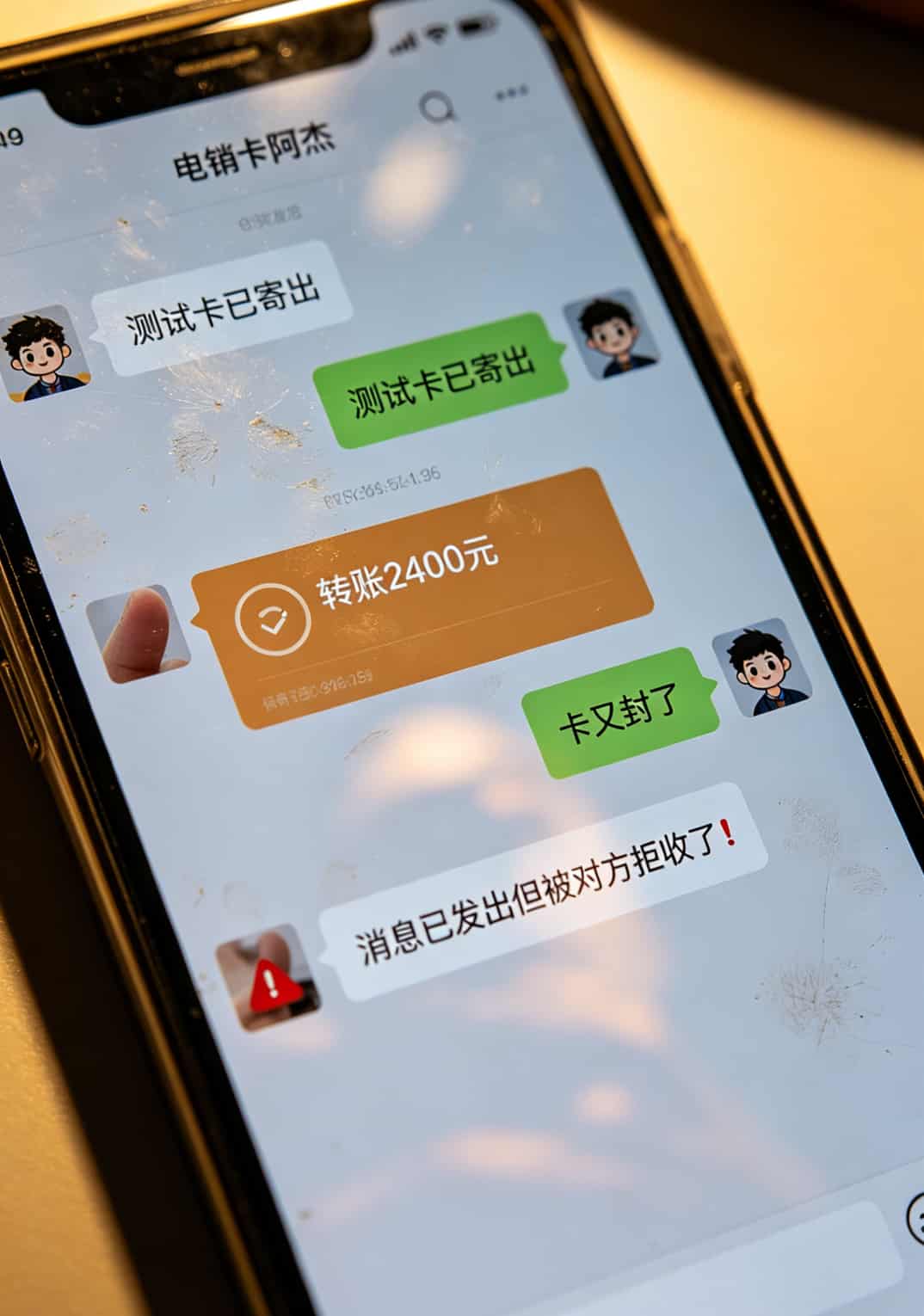 打了三年电销卡亏了六万块,一个电信客服电话把我捞上来了 南平电销卡中介微信聊天记录截图
