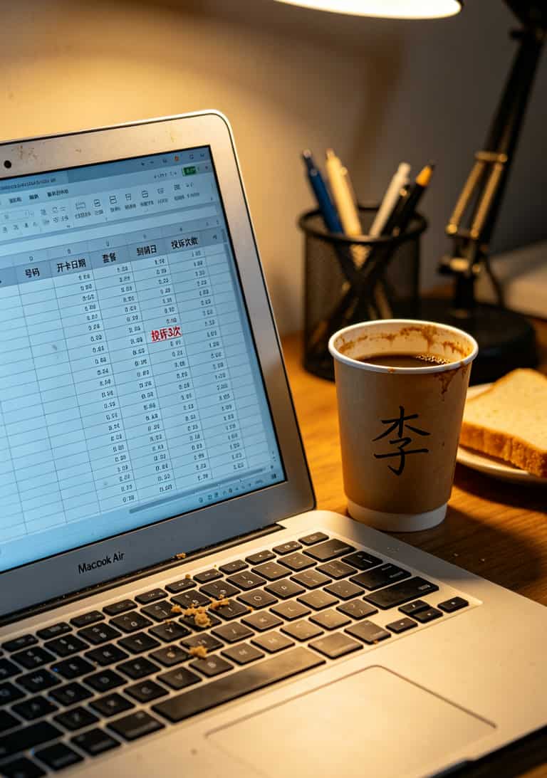 苏州电信电销卡避坑实录:跑了8年电销,踩过的坑都在这了 电销卡号码管理Excel台账截图