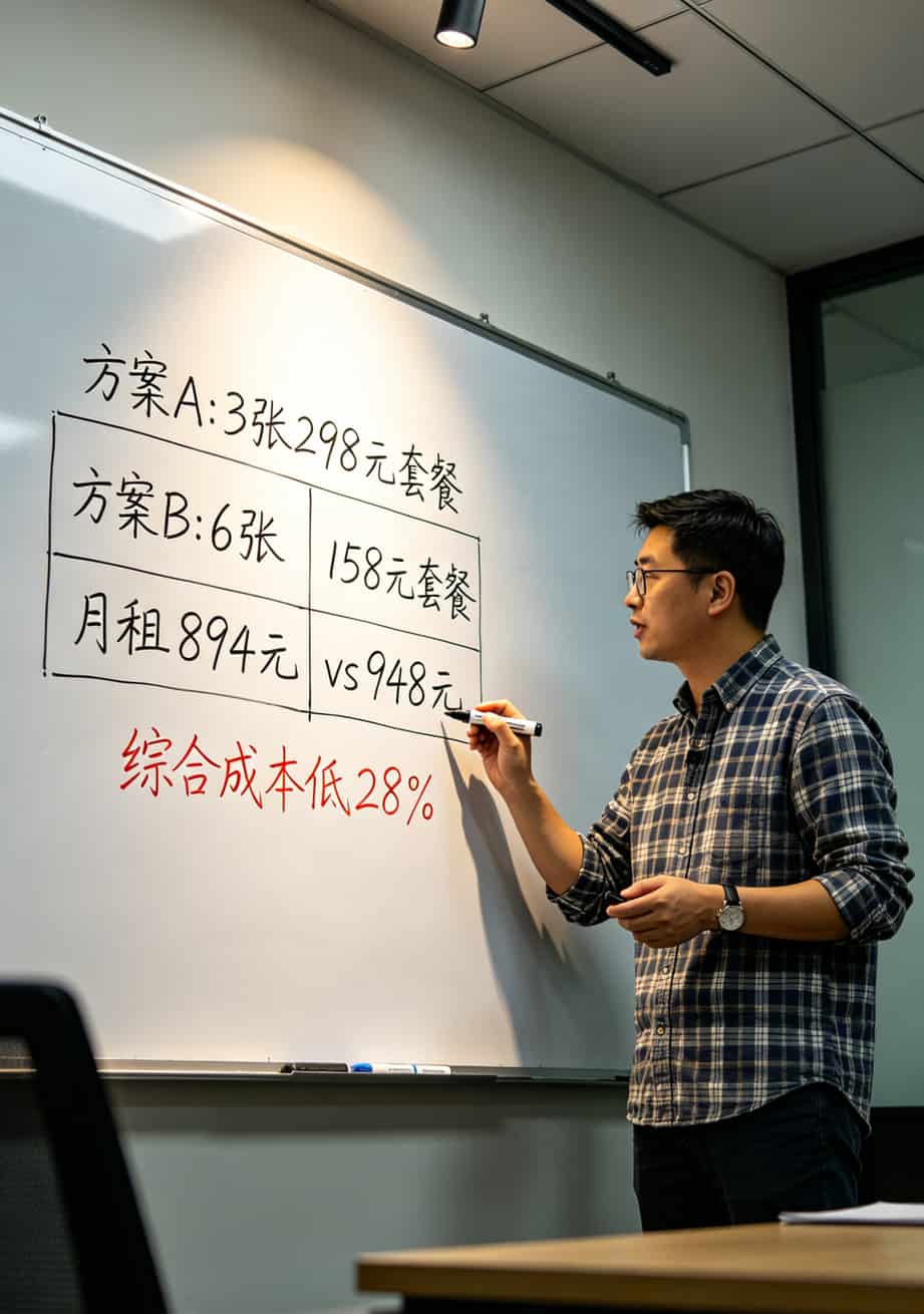 干电销第八年,我把家底都抖出来了:电信国际漫游怎么开通,还有那些卡商听了想打人的真话 电销卡套餐费用对比表格,3张vs6张的成本分析