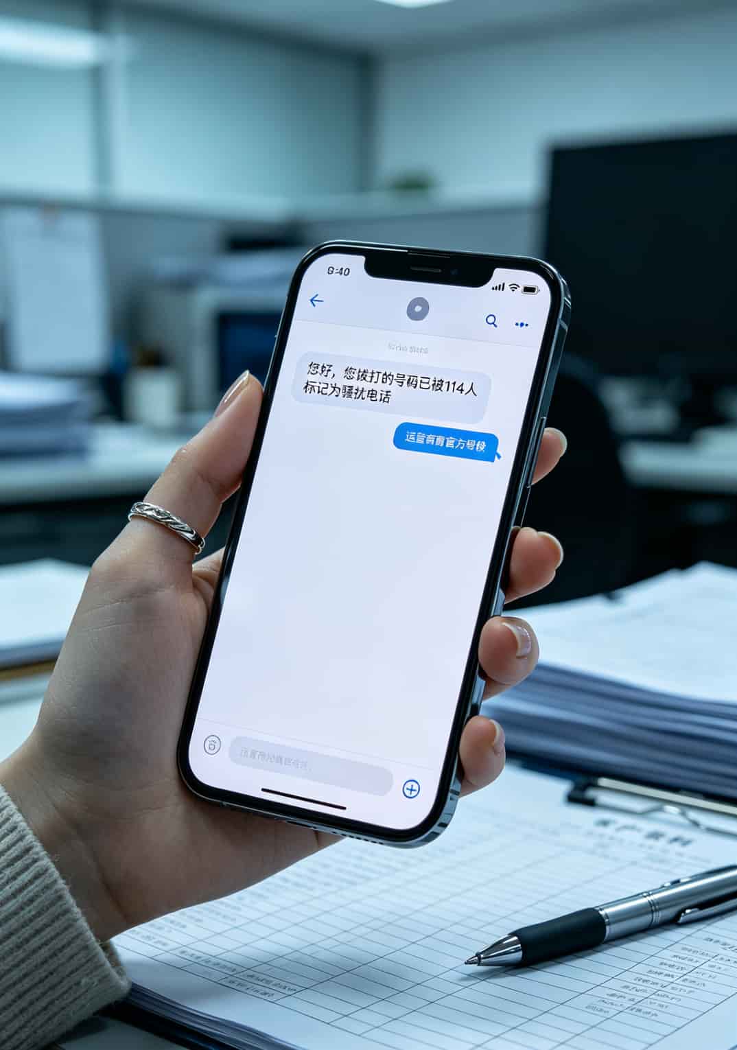 打了三年电销卡亏了六万块,一个电信客服电话把我捞上来了 陈敏与客户聊天记录客户说“你电话被标记了”