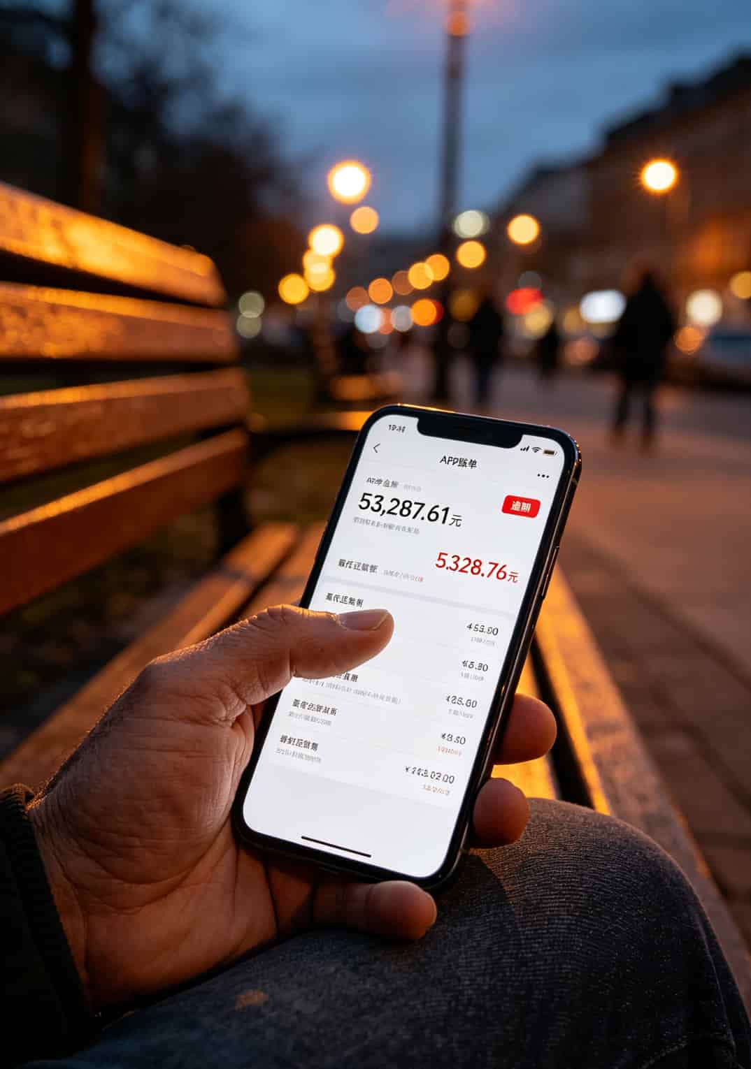 银行官方APP的账单查询界面，显示最低还款金额