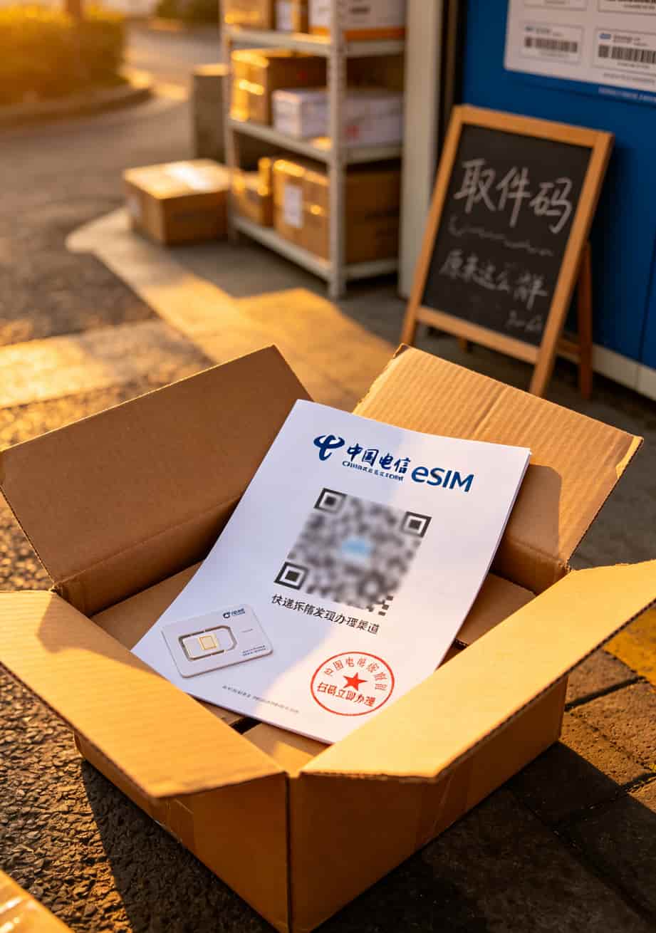 跑断腿才搞懂,中国电信eSIM这3个坑你千万别踩(附2025年真实账单) 中国电信eSIM官方办理渠道二维码示意