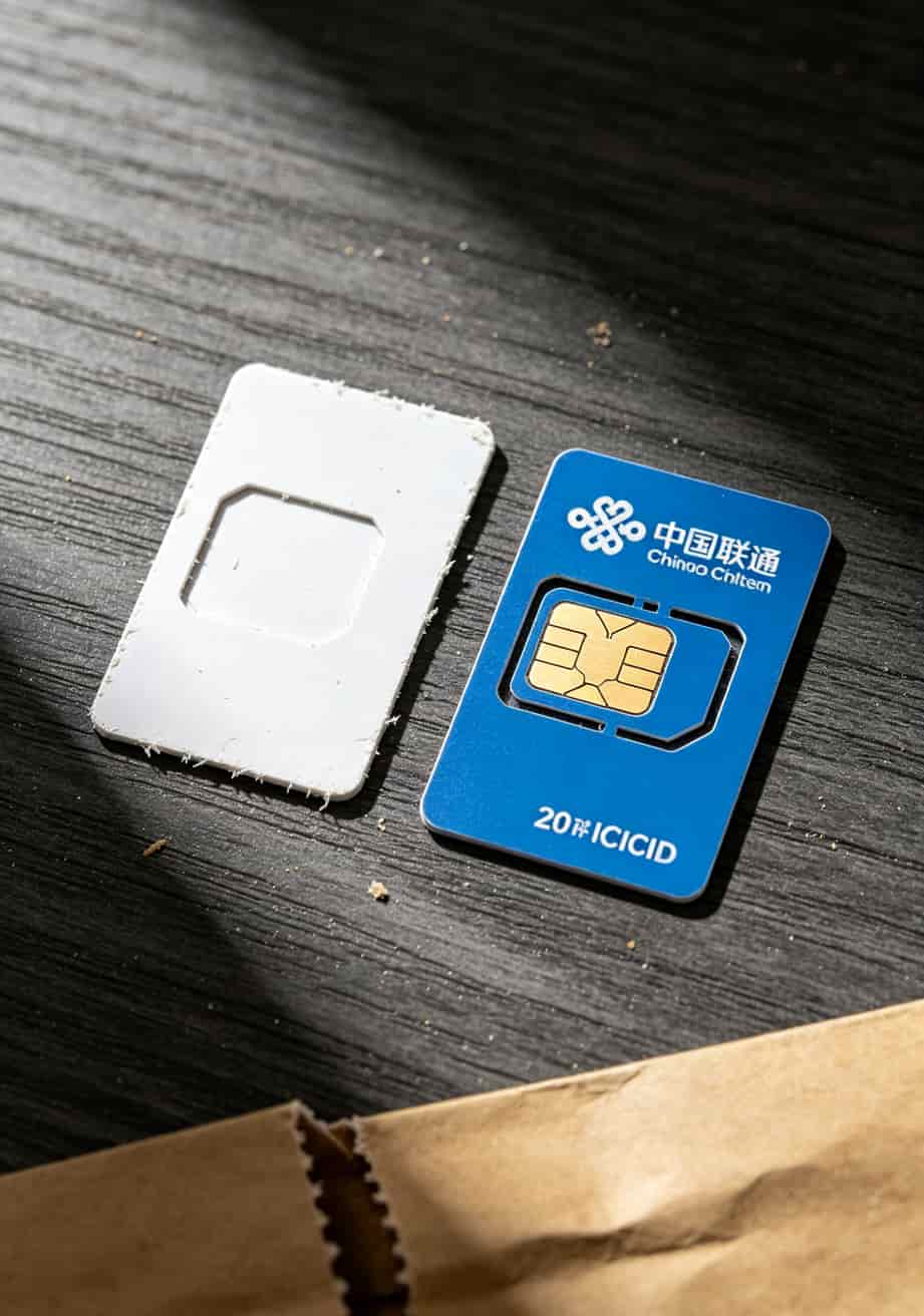 1000g流量卡多少钱一张?19块?我掏300块买来的教训告诉你答案 一张白色无LOGO的物联卡与正规运营商SIM卡对比