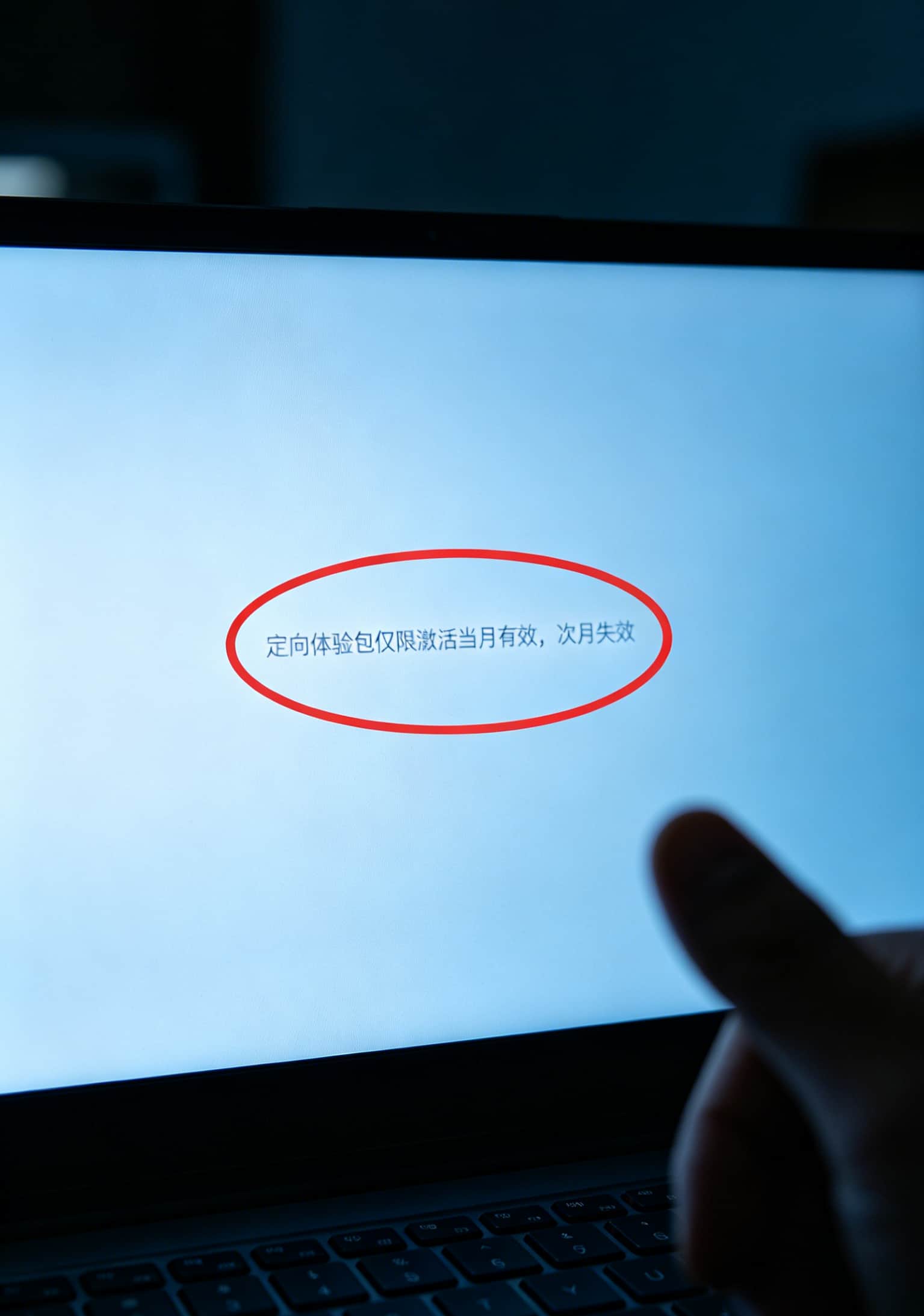 淘宝流量卡详情页底部灰色小字条款截图
