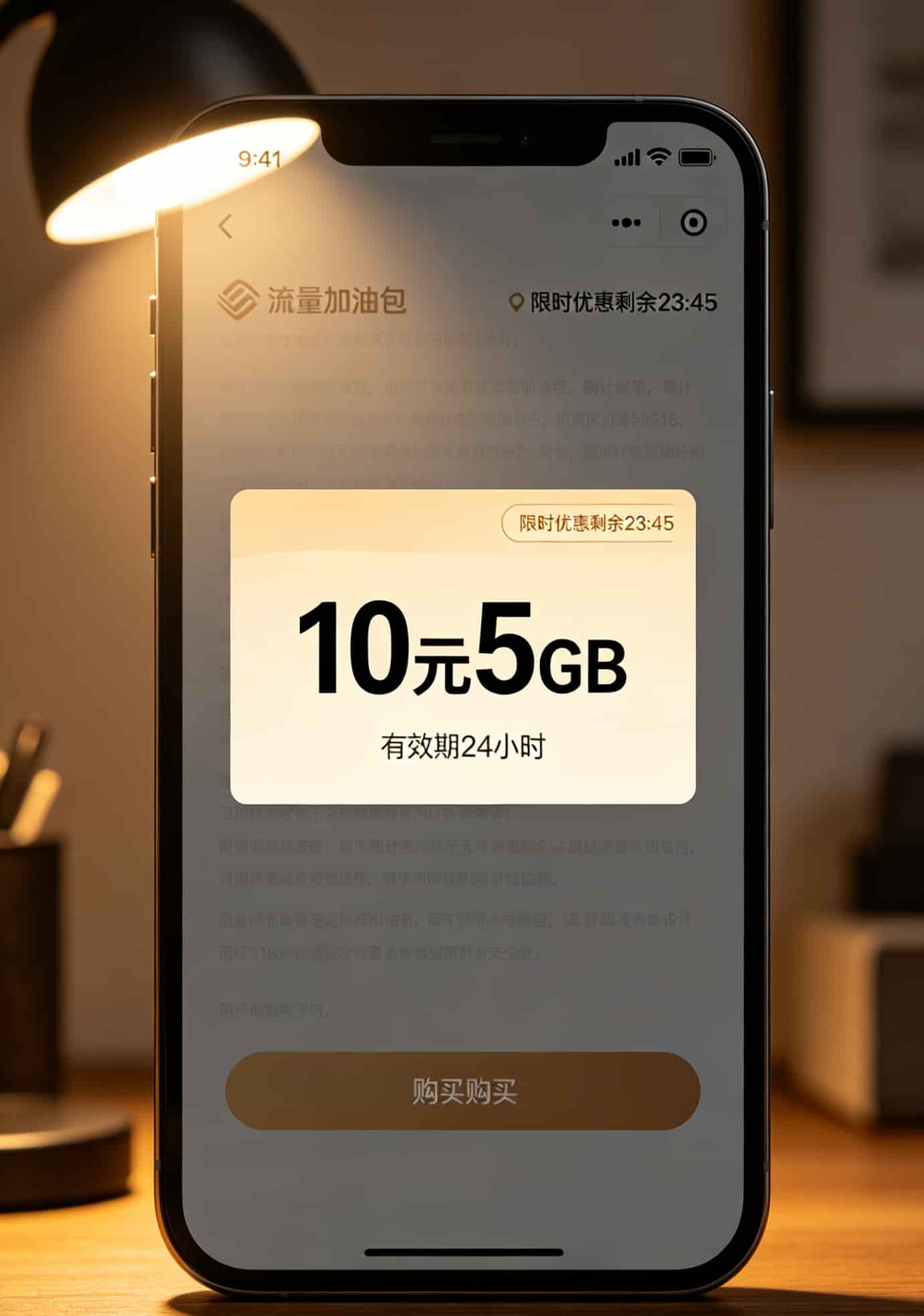29元流量卡有什么套路吗?我在城中村实测3个月,帮你踩了所有坑 流量加油包购买页面,10元5GB的价格截图