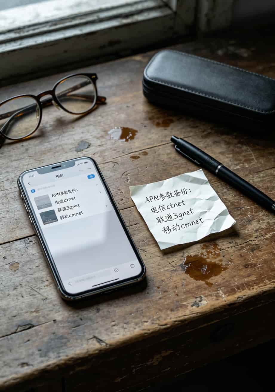 2020年最划算的5g流量卡被我找到了,一年省下一双AirPods 手机里保存的APN设置参数截图