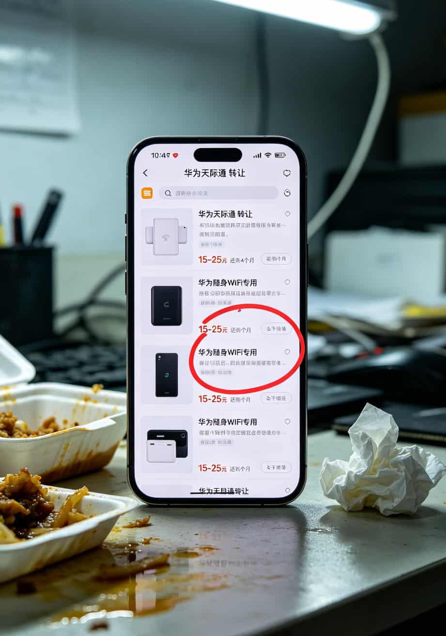 华为5G随身WiFi Pro电池仓特写，标注8000mAh容量和反向充电接口