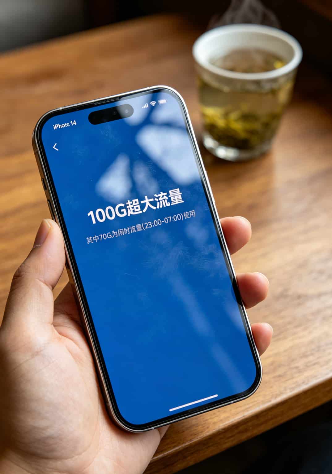 手机截图显示畅享卡流量卡套餐详情页小字说明