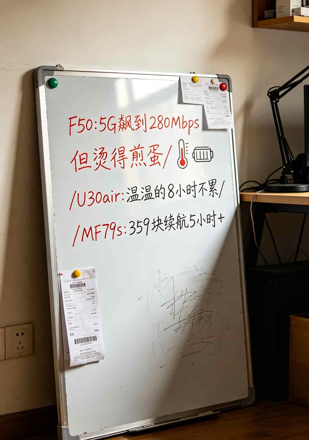 4g包年流量卡多少钱实测对比图，三款中兴随身WiFi设备并排展示