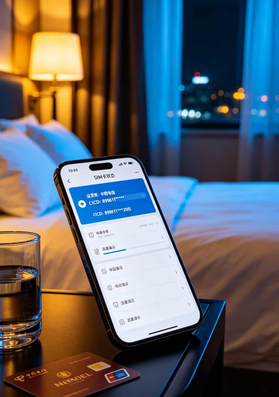 2021年最便宜的流量卡配华为5G随身WiFi,一年省出一台设备钱(附避坑指南) 华为5G随身WiFi后台SIM卡状态页面,显示运营商为中国电信