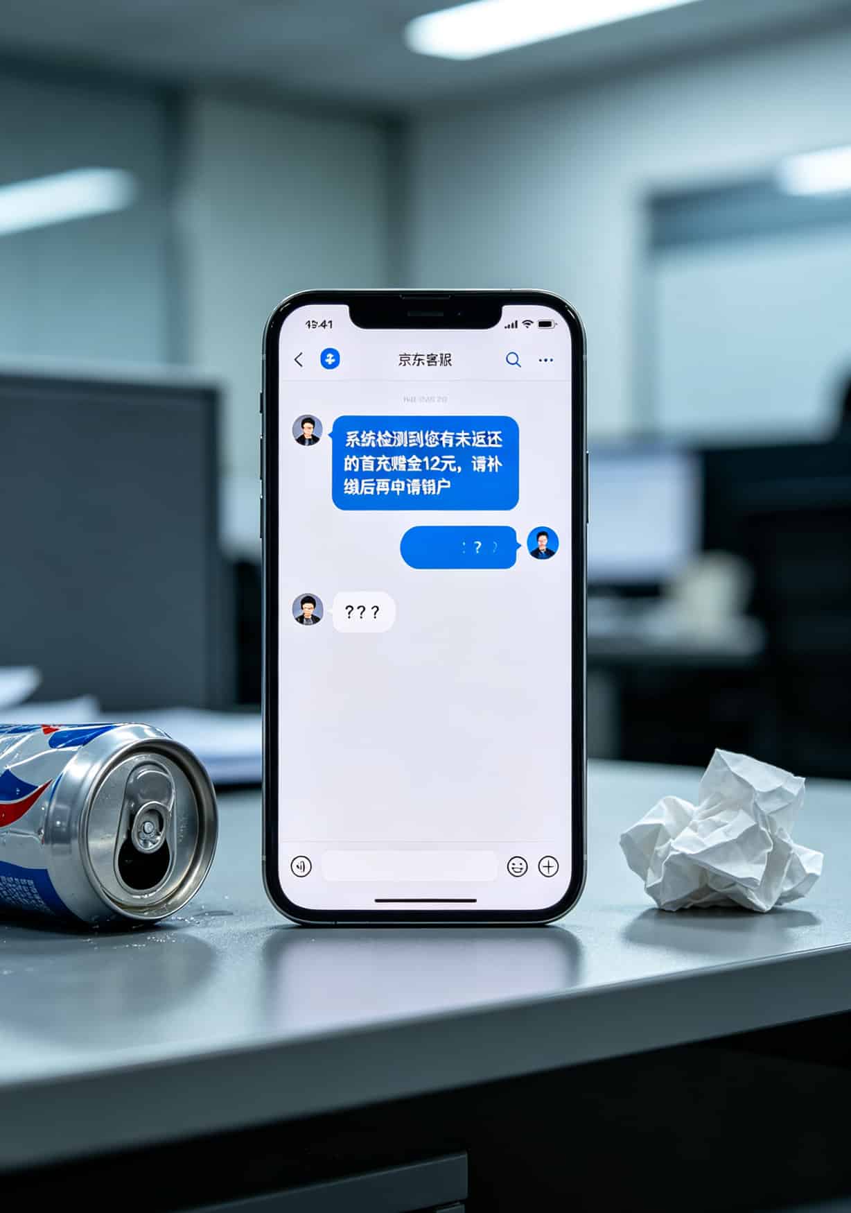 9元一个月的流量卡有什么套路吗?我拿京东校园卡试了仨月,这19块钱花得值不值? 京东客服关于销户余额处理的对话截图,显示补缴12元的要求