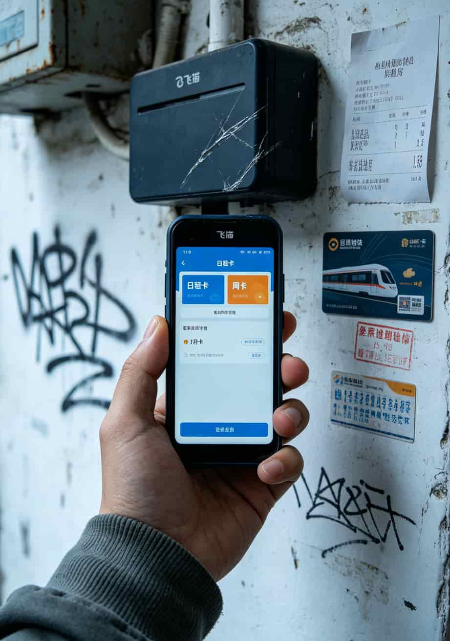 飞猫随身WiFi周卡月卡使用界面