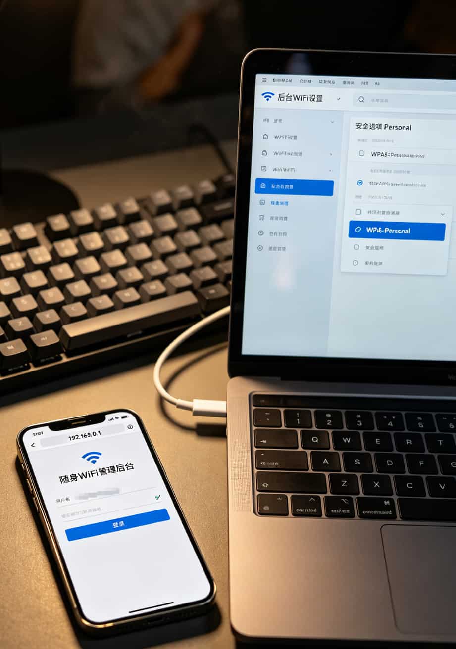 随身WiFi管理后台登录和设置步骤截图