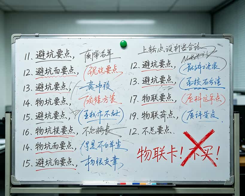 流量卡避坑指南信息图