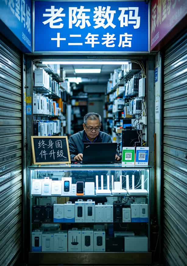 我真服了!b站流量卡怎么退订?跑了四趟华强北才整明白 远望数码城3A018老陈数码店铺门头