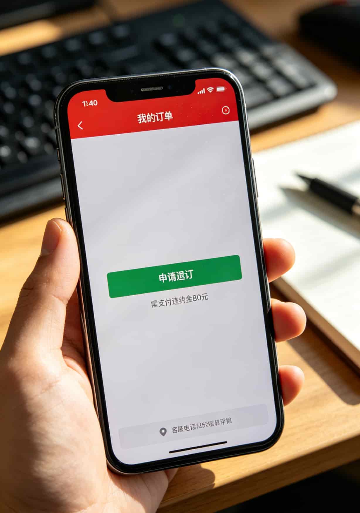 我真服了!b站流量卡怎么退订?跑了四趟华强北才整明白 第三方流量卡公众号退订页面截图