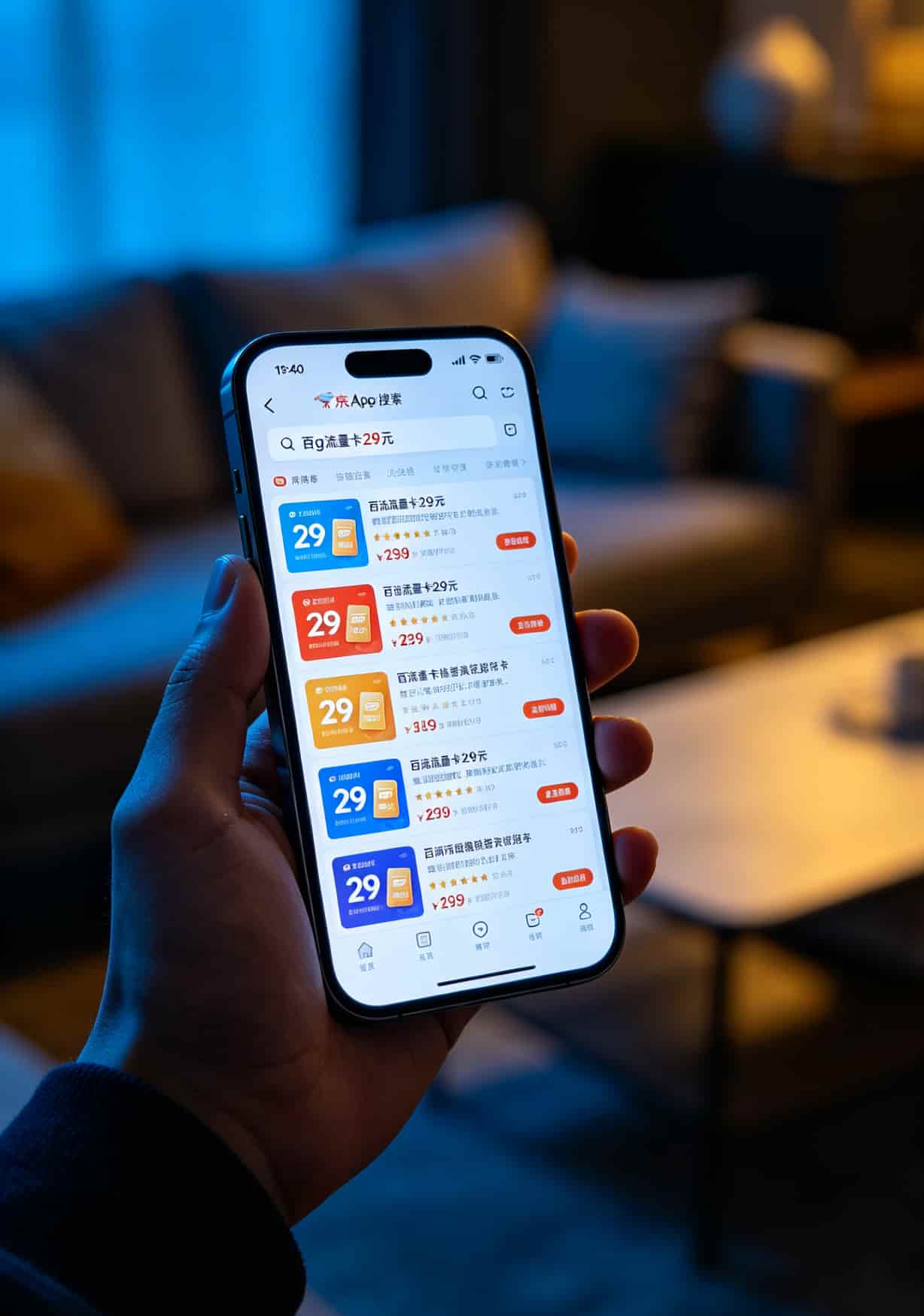 19元百g流量卡优惠期前后月租变化图