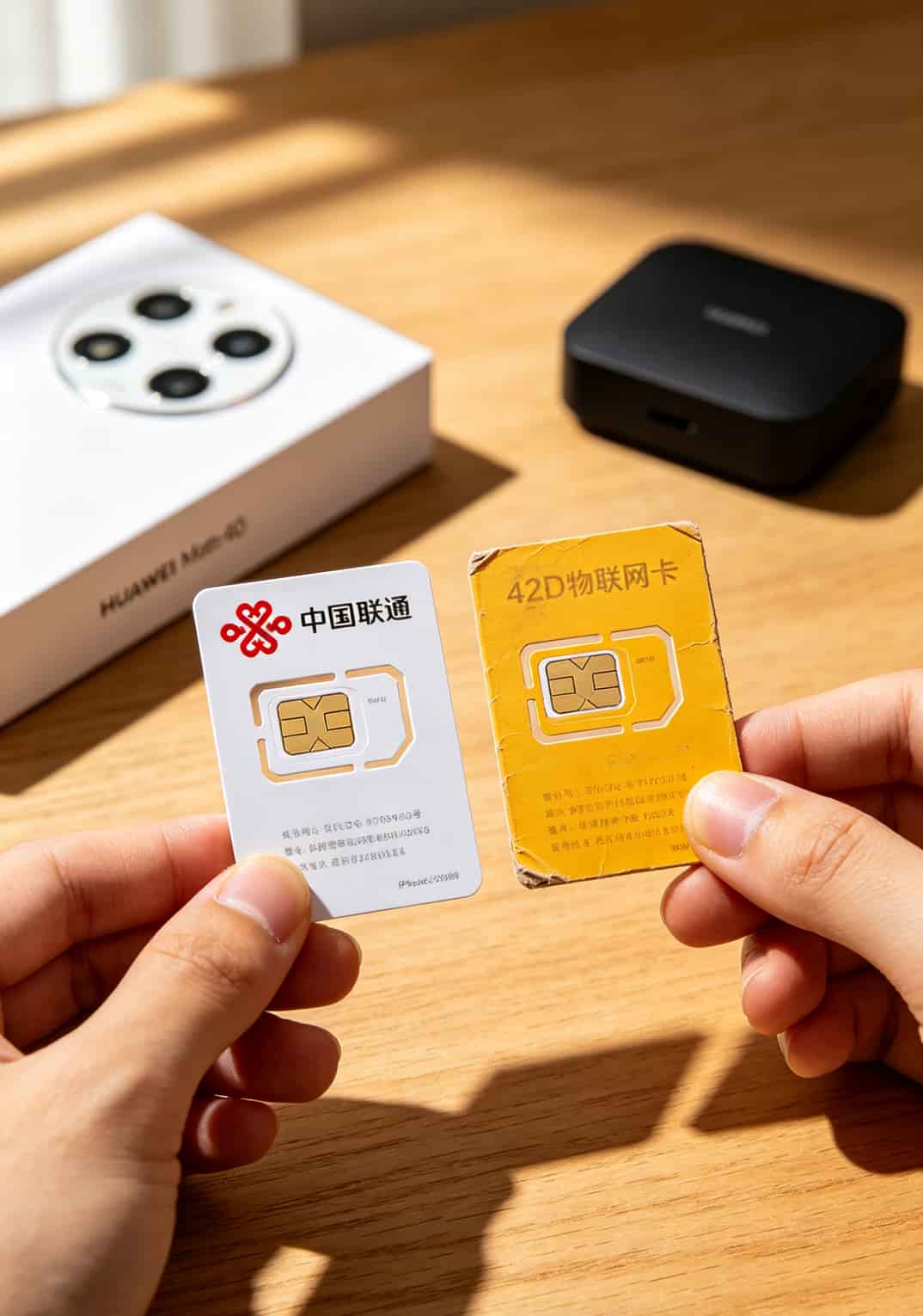办理流量卡图片对比 正规运营商和物联卡的区别