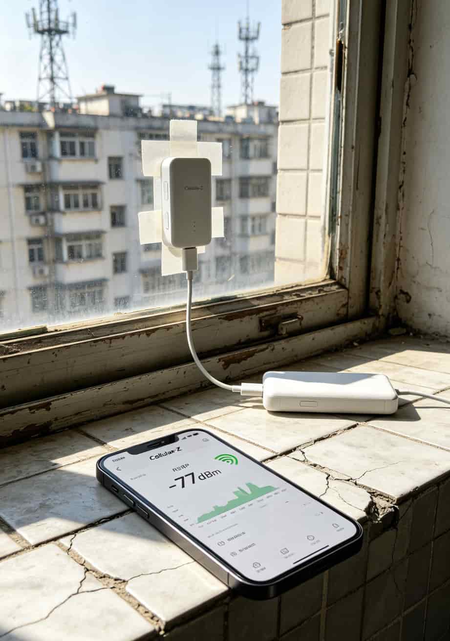 Cellular-Z软件显示信号强度界面