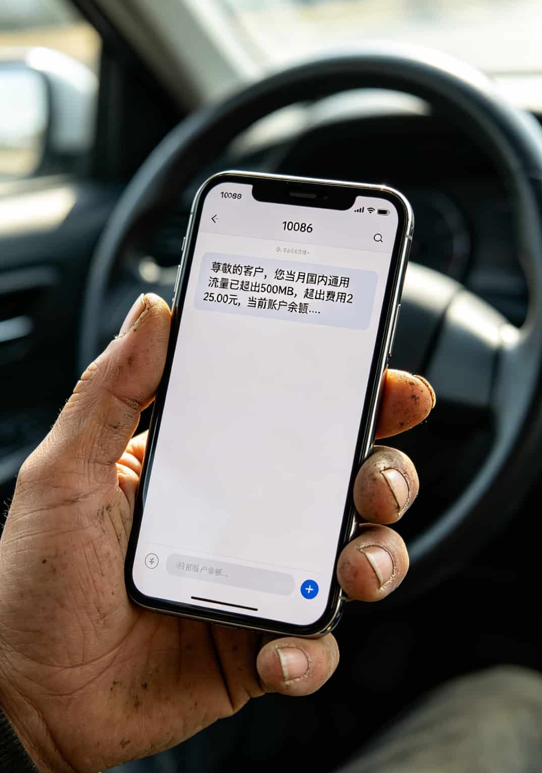 40g全国通用流量卡怎么选?我换了3台设备花了2年,告诉你别再交这些智商税 流量超出后的扣费短信截图,显示扣费金额和剩余流量