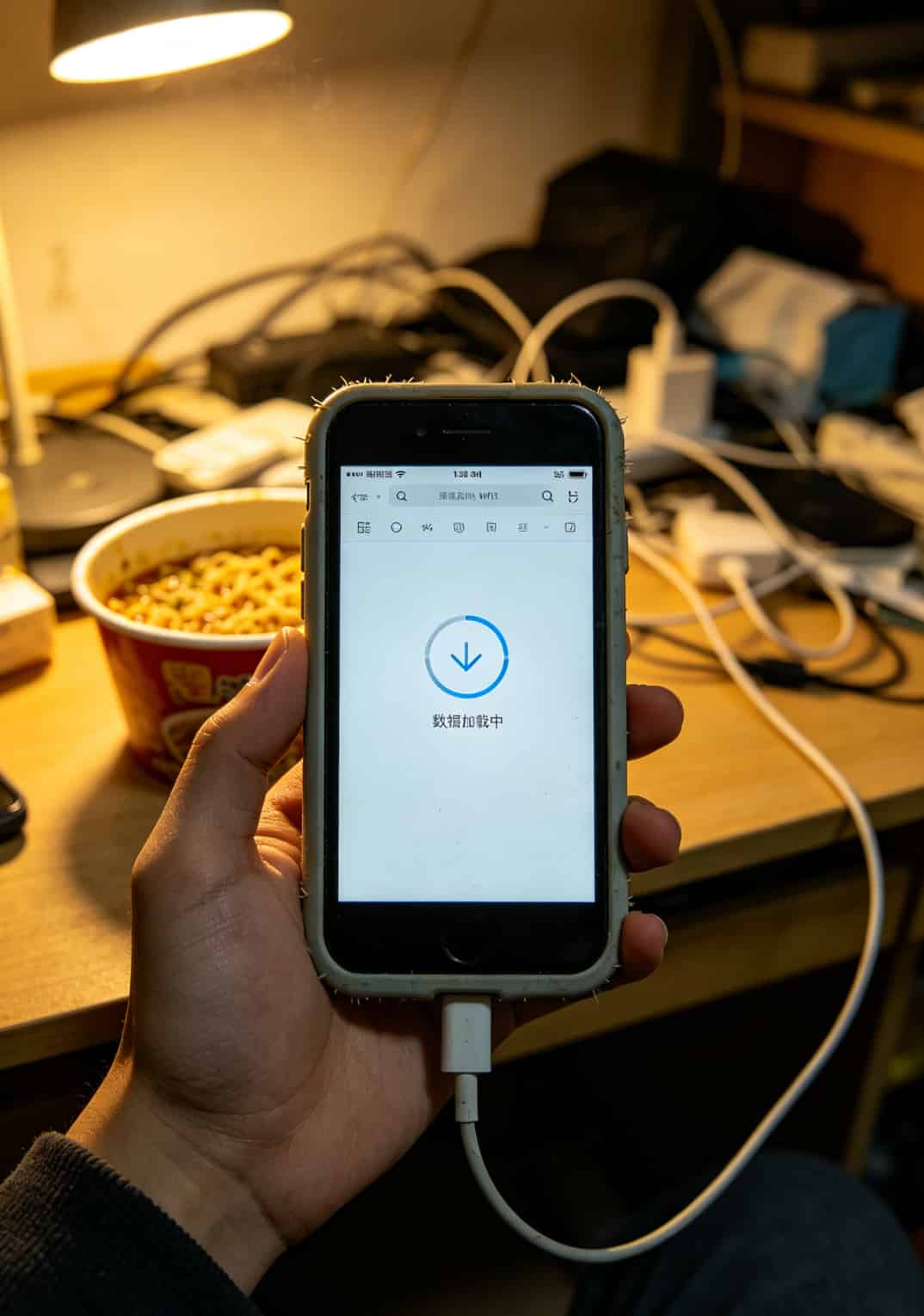 低价随身WiFi后台界面卡顿