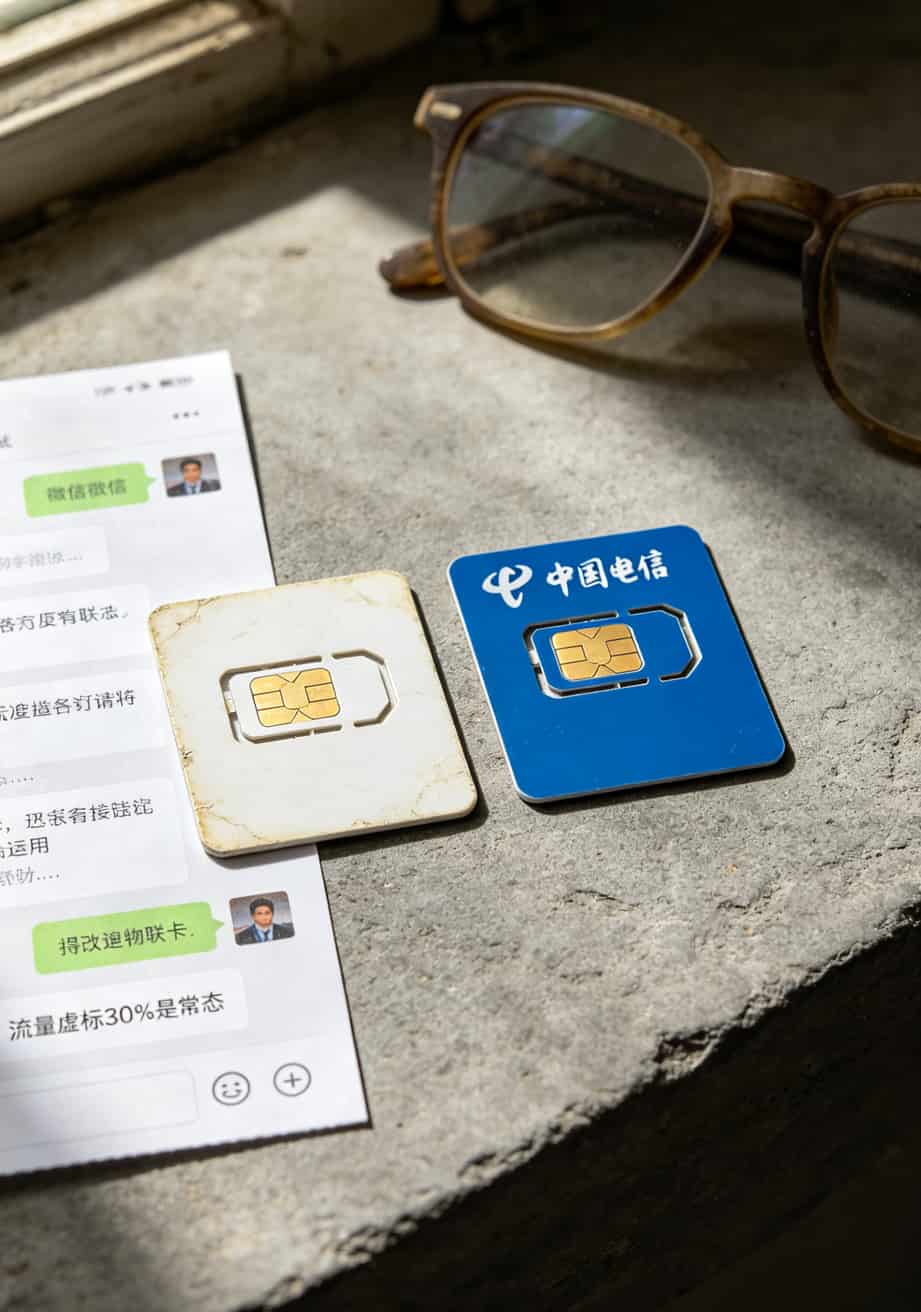 物联卡与正规电信卡对比图