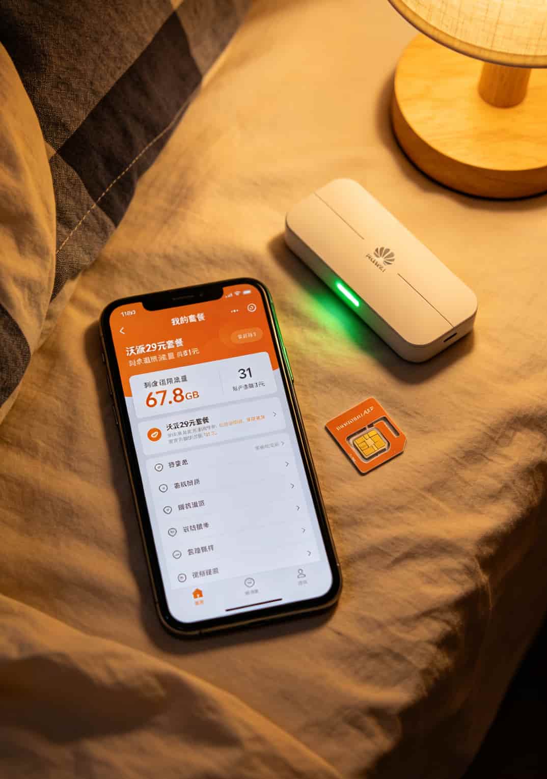 两年套餐费用对比柱状图