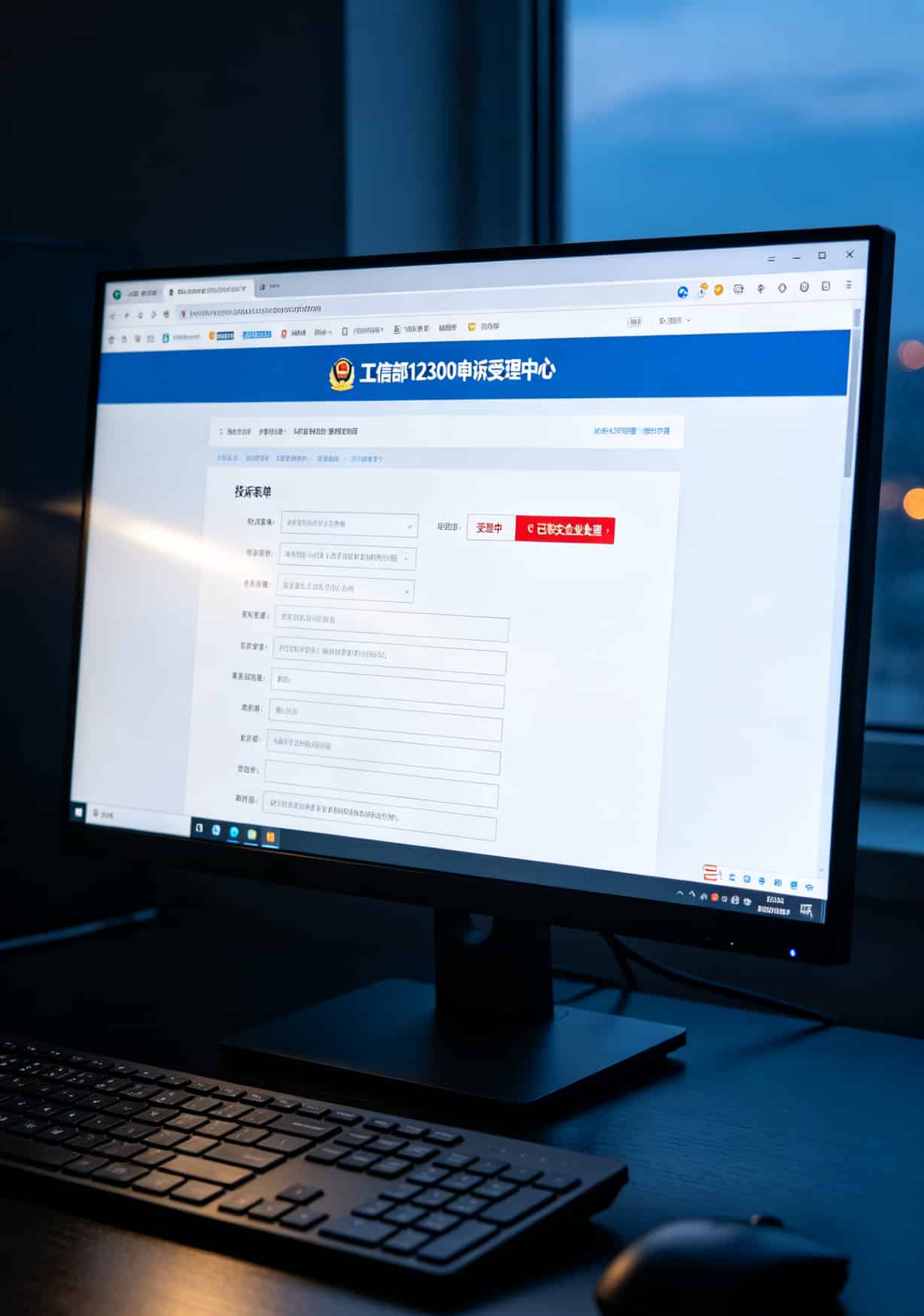 办了30张流量卡,告诉你办理什么卡流量最多又划算(19元185G背后全是坑) 工信部12300投诉平台的截图,显示投诉流程和受理状态