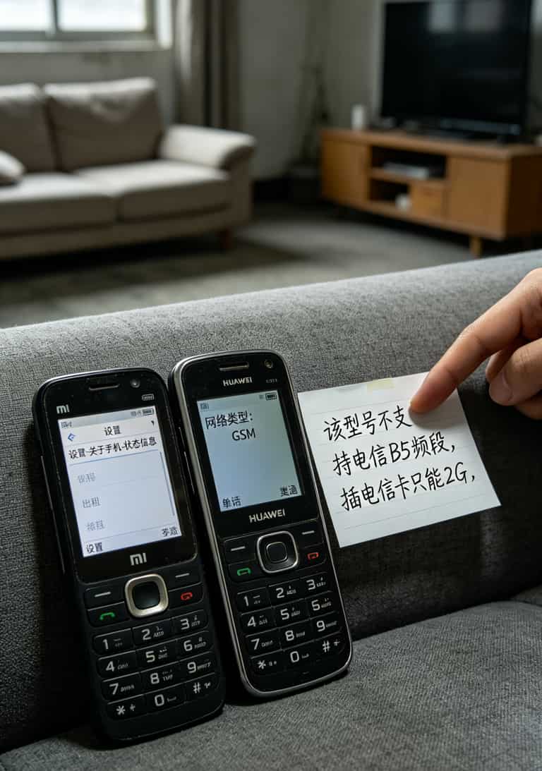 19元100g流量卡,我测了8年就3款能打(2026无套路版) 手机网络频段查询方法示意图