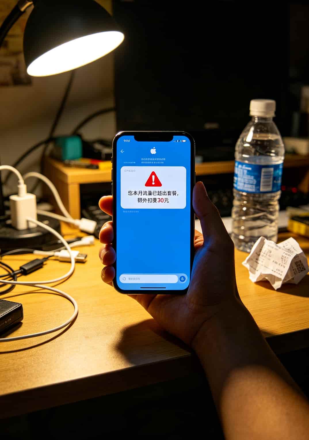华为随身WiFi指示灯红色闪烁状态实拍