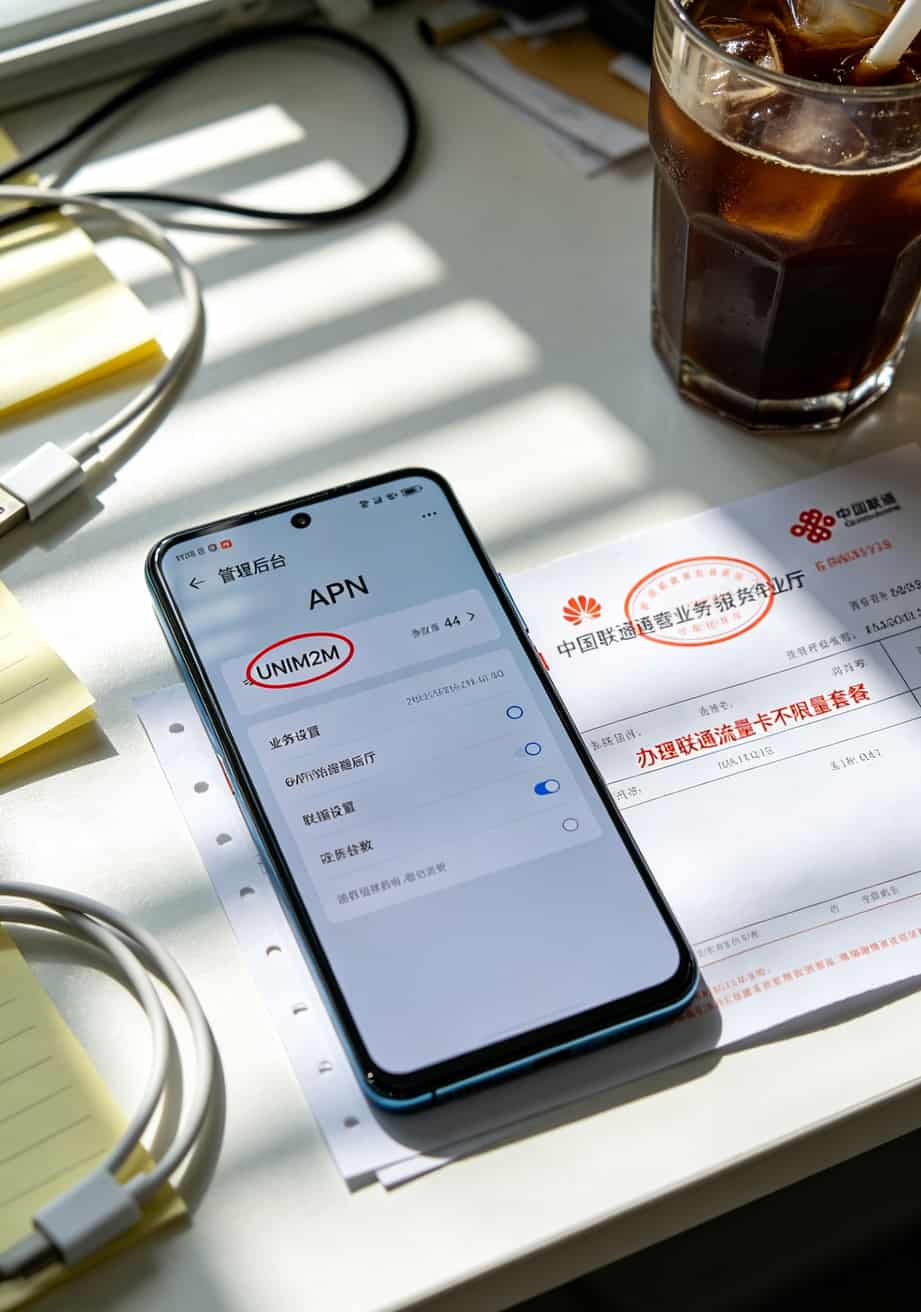华为随身WiFi老断网?别急着换设备!先办张联通流量卡不限量,再按这土法排查,90%故障自己搞定 华为随身WiFi管理后台APN设置界面截图