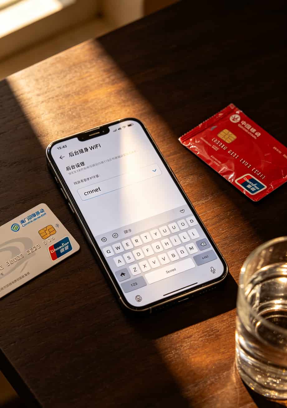 华为随身WiFi设备后台修改APN设置的界面截图
