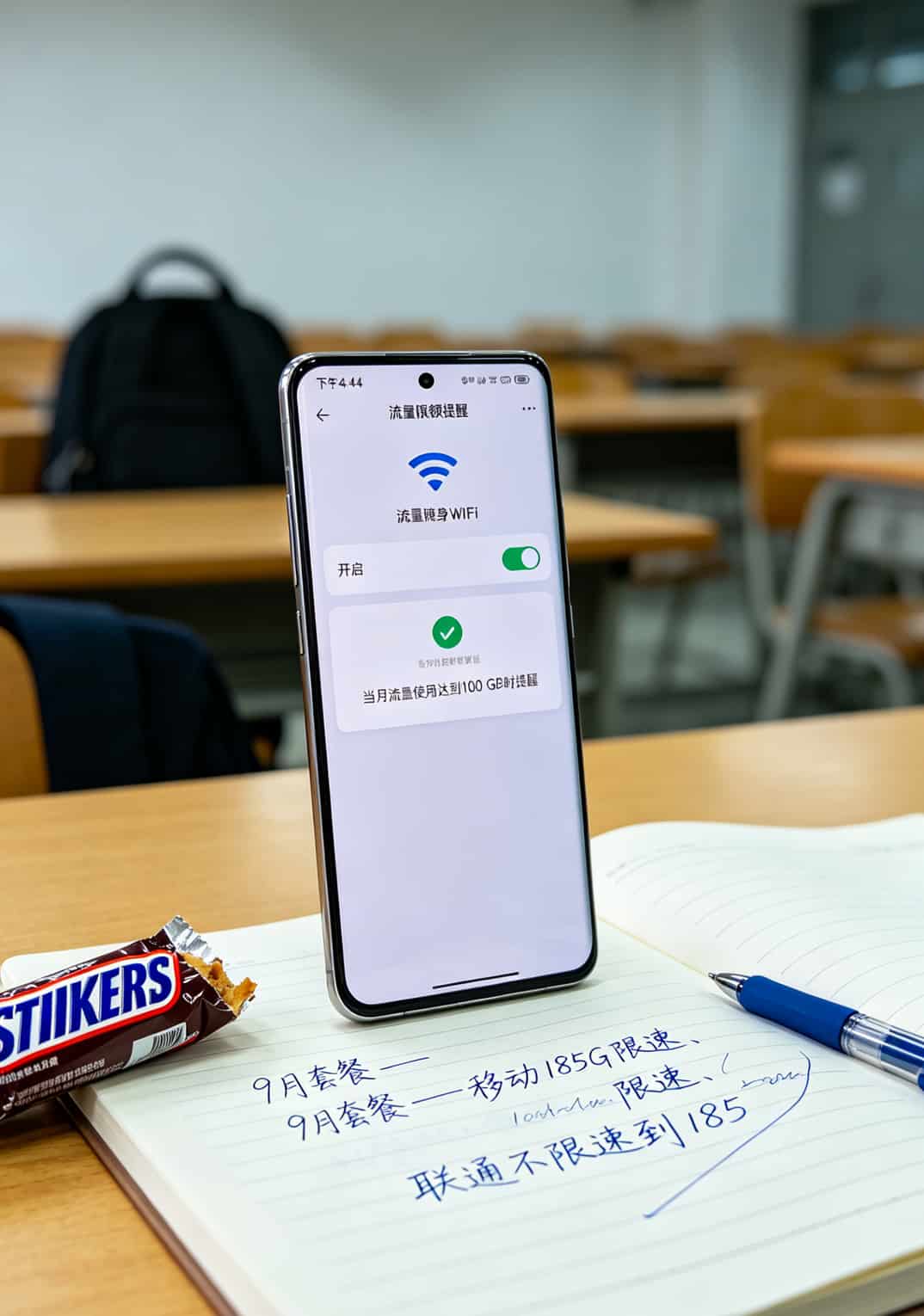被坑了三次才明白:华为随身WiFi和1元领流量卡到底该怎么选 华为随身WiFi管理页面设置流量限额提醒的截图