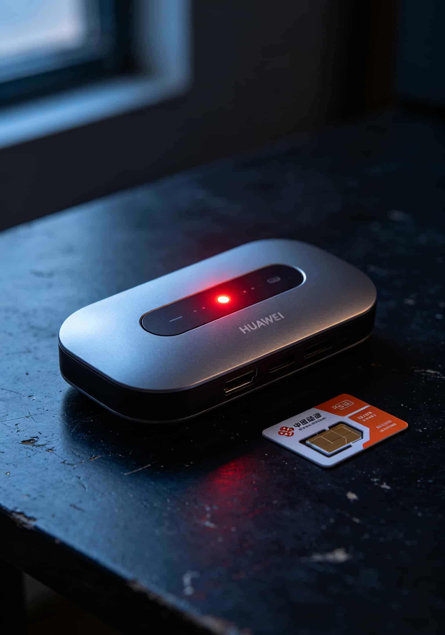 华为随身WiFi连不上网?别急着扔设备!30块钱的便宜联通流量卡坑在哪我全踩过 华为随身WiFi指示灯红色常亮故障排查示意图